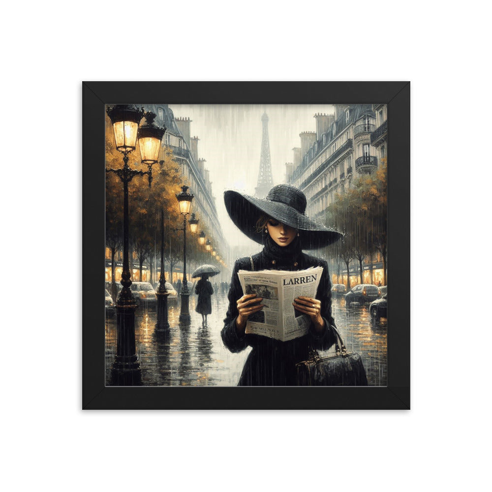 Framed poster - Paris