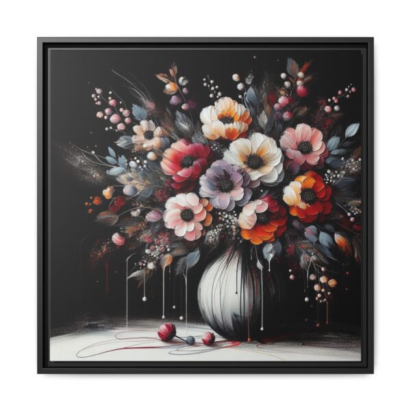 Crimson Harmony - Canvas Art Print
