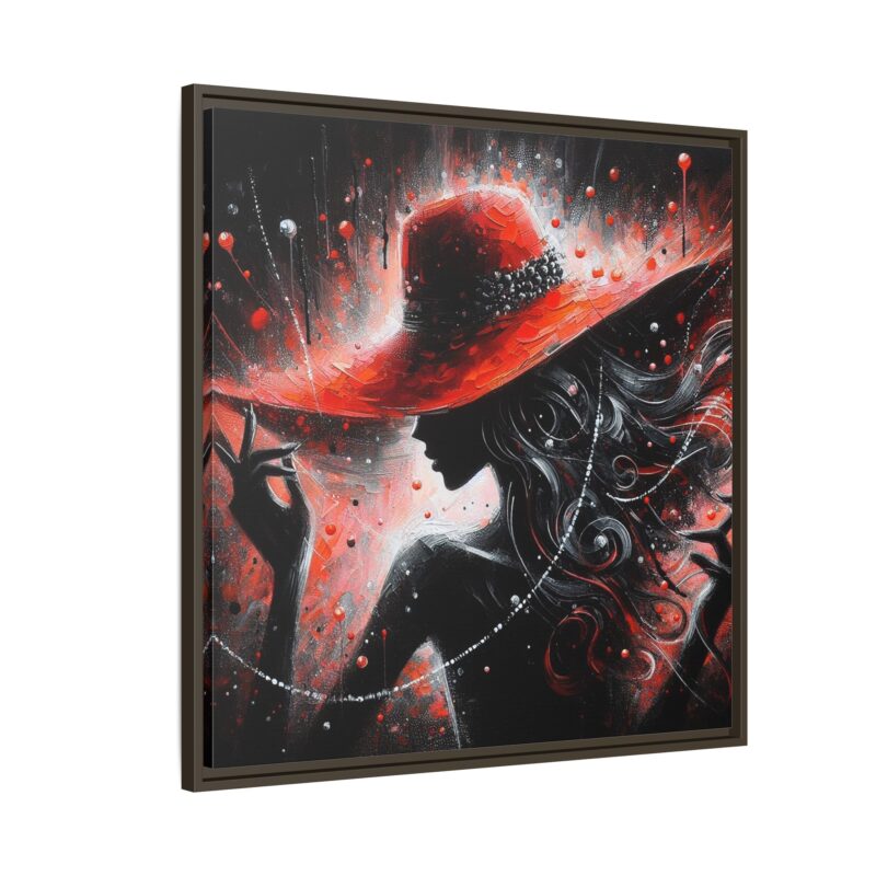 Nocturne in Red - Elegant Framed Canvas Art - Image 18