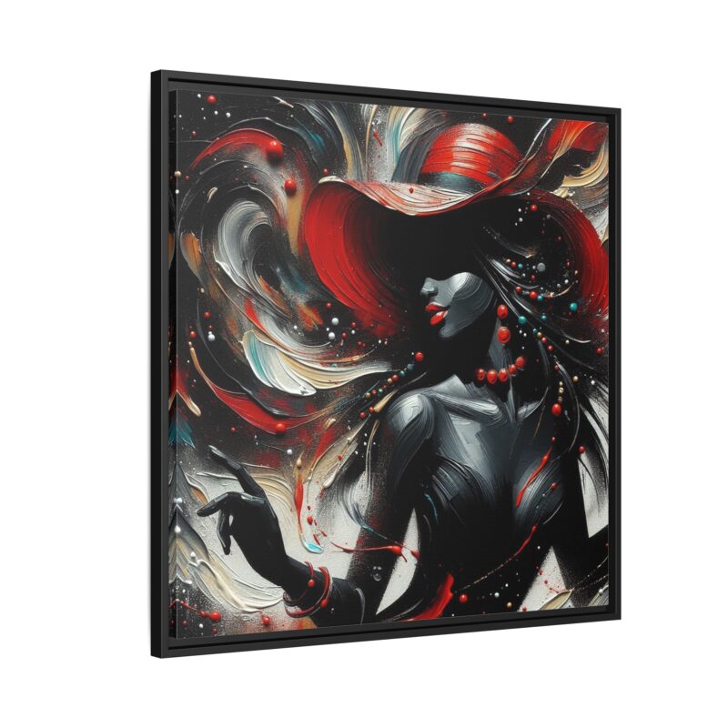 Scarlet Dancer - Elegant Canvas Wall Art - Image 14