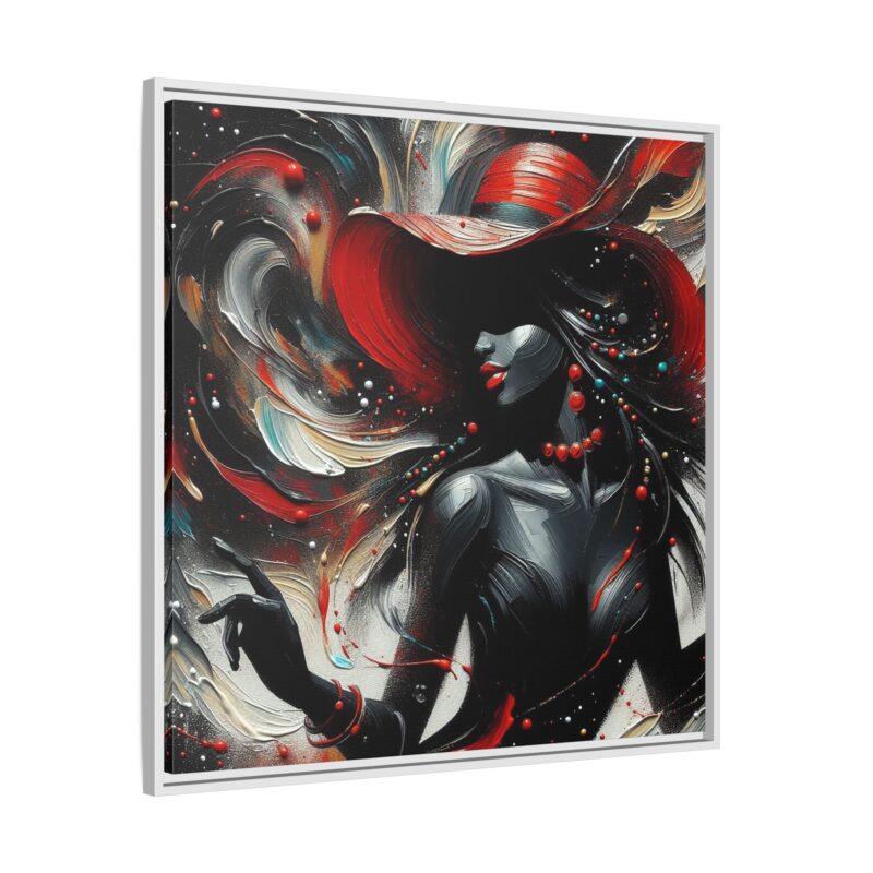 Scarlet Dancer - Elegant Canvas Wall Art - Image 10