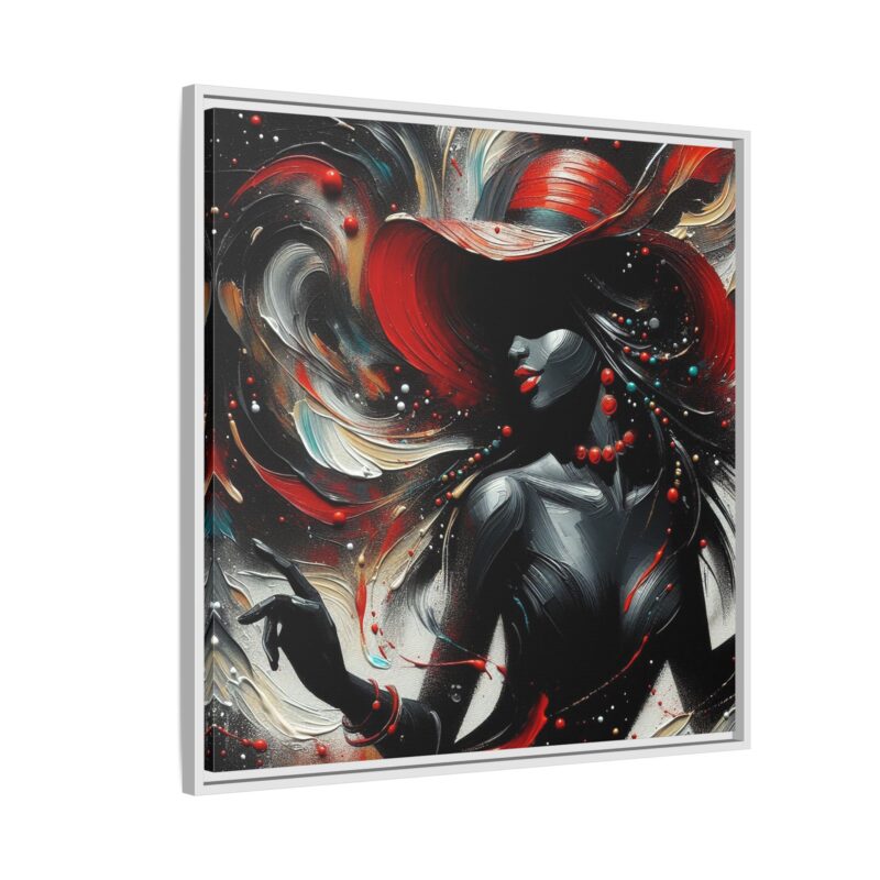 Scarlet Dancer - Elegant Canvas Wall Art - Image 22
