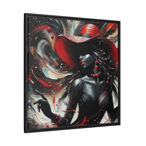 Scarlet Dancer - Elegant Canvas Wall Art