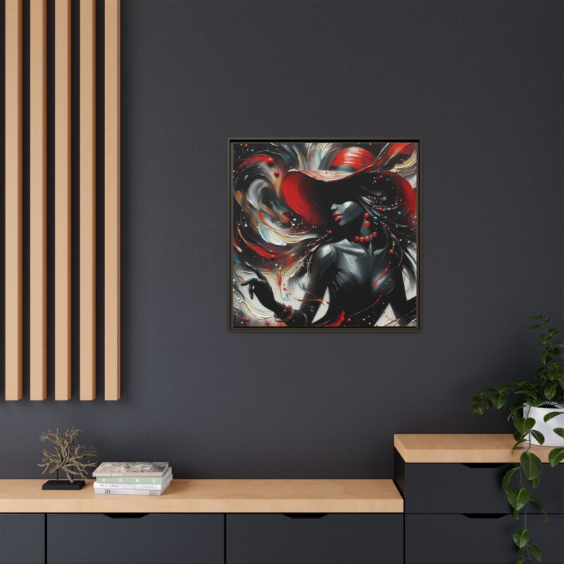 Scarlet Dancer - Elegant Canvas Wall Art - Image 20