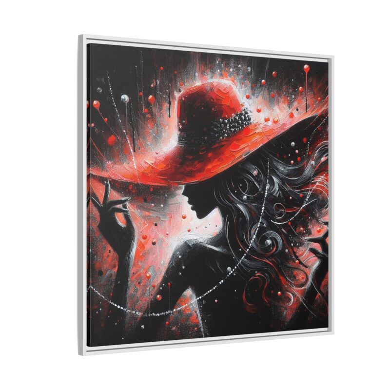 Nocturne in Red - Elegant Framed Canvas Art - Image 34