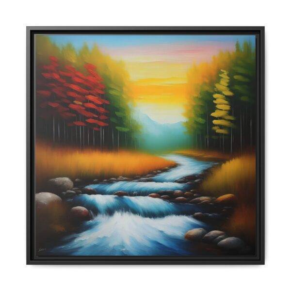Path to Sunset - Framed Canvas Art