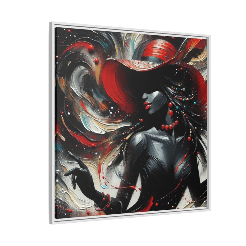 Scarlet Dancer - Elegant Canvas Wall Art - Image 34