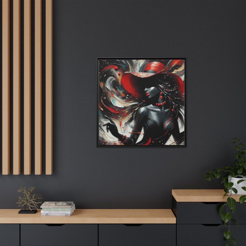 Scarlet Dancer - Elegant Canvas Wall Art - Image 4
