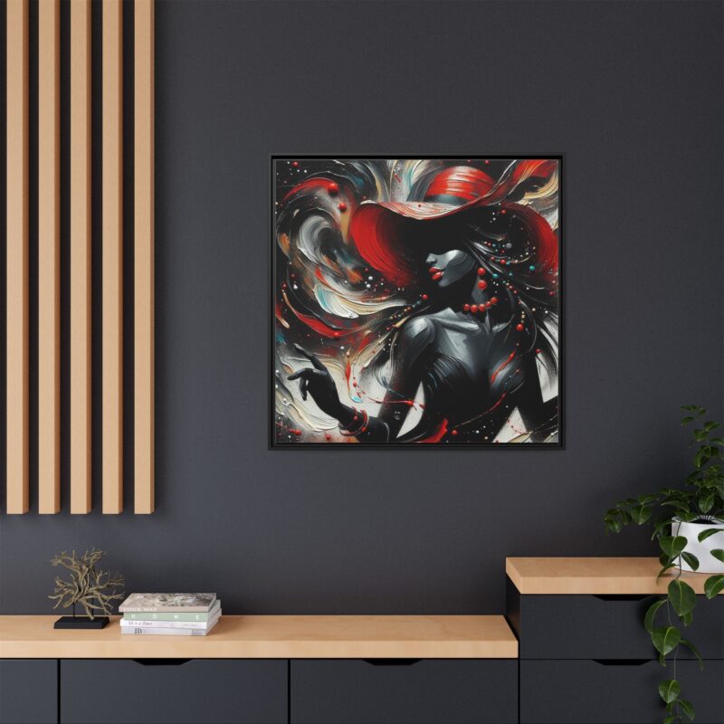 Scarlet Dancer - Elegant Canvas Wall Art - Image 28