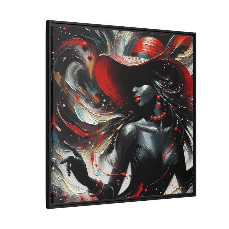 Scarlet Dancer - Elegant Canvas Wall Art - Image 26
