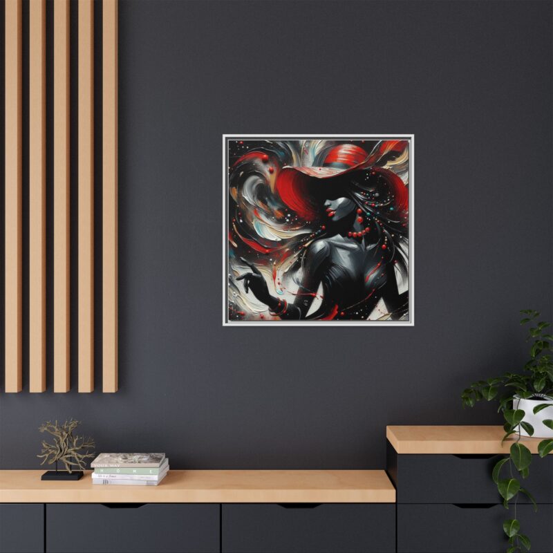 Scarlet Dancer - Elegant Canvas Wall Art - Image 24