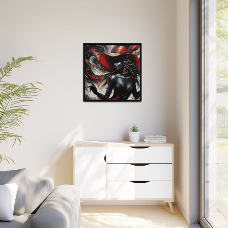 Scarlet Dancer - Elegant Canvas Wall Art - Image 15