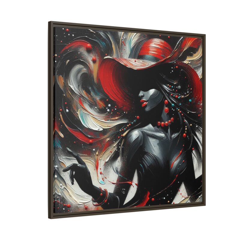 Scarlet Dancer - Elegant Canvas Wall Art - Image 30