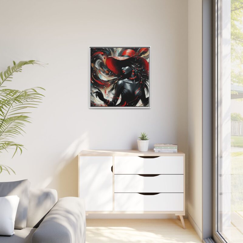Scarlet Dancer - Elegant Canvas Wall Art - Image 23