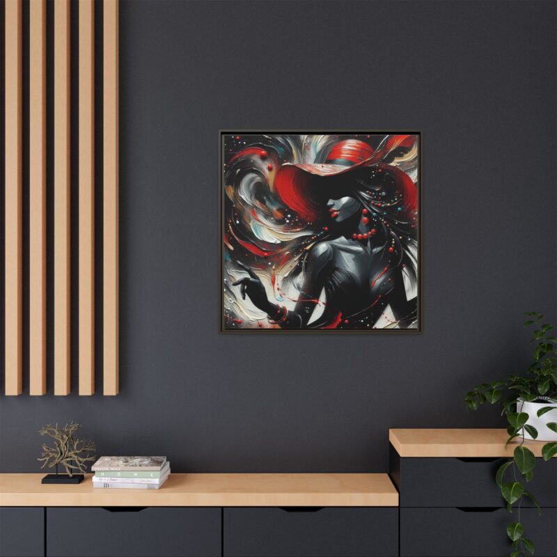 Scarlet Dancer - Elegant Canvas Wall Art - Image 8