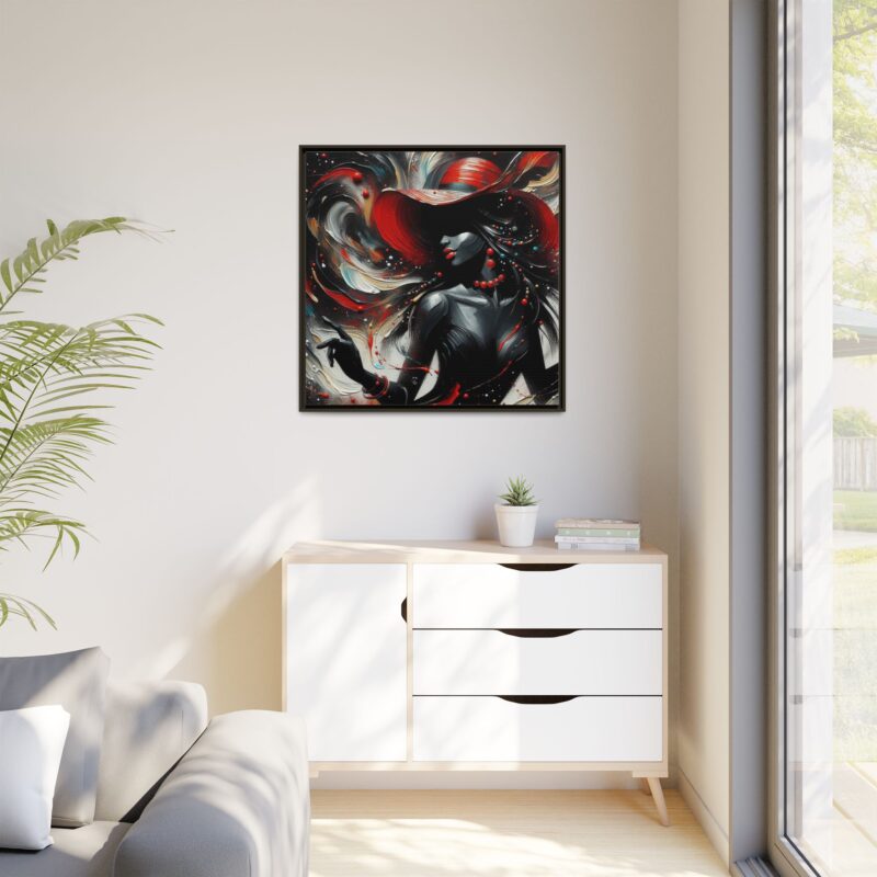 Scarlet Dancer - Elegant Canvas Wall Art - Image 31