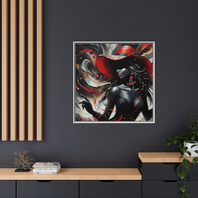 Scarlet Dancer - Elegant Canvas Wall Art - Image 36