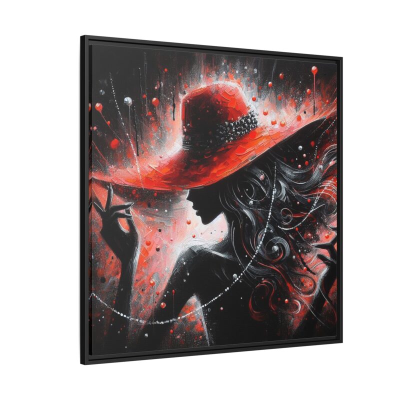 Nocturne in Red - Elegant Framed Canvas Art - Image 26