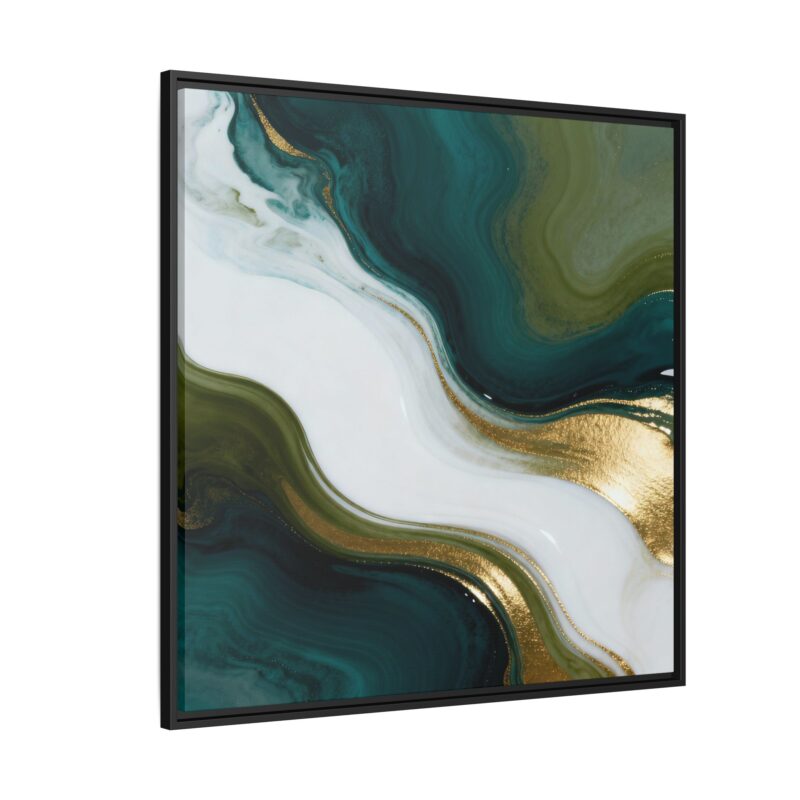 Whispers of Jade - Elegant Abstract Wall Art - Image 38