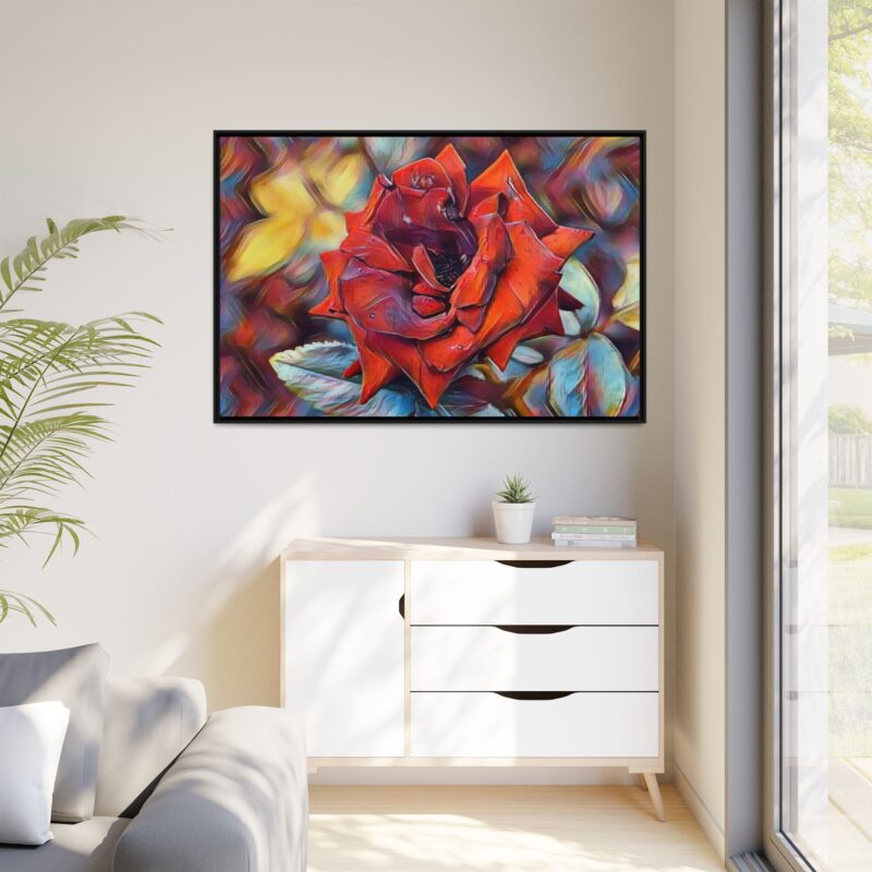 Ember Rose Oil‑Style Digital Bloom - Image 27