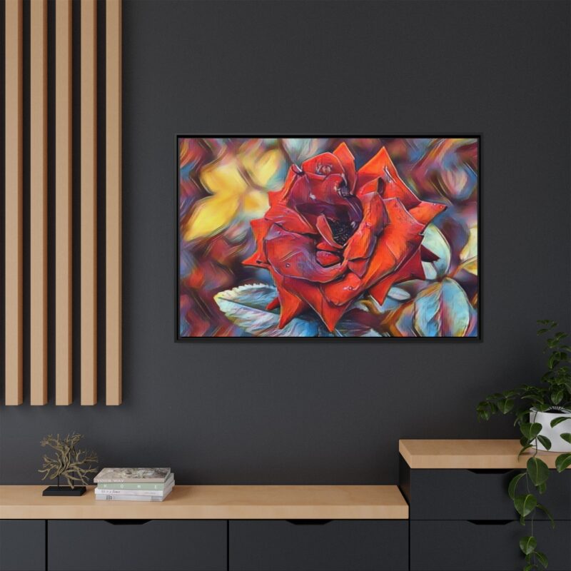 Ember Rose Oil‑Style Digital Bloom - Image 8