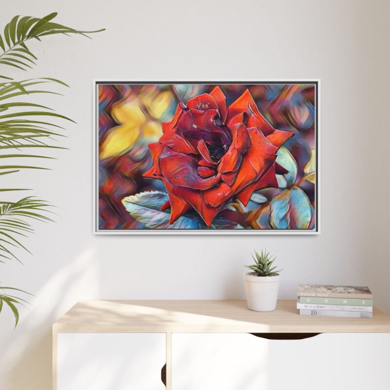 Ember Rose Oil‑Style Digital Bloom - Image 15