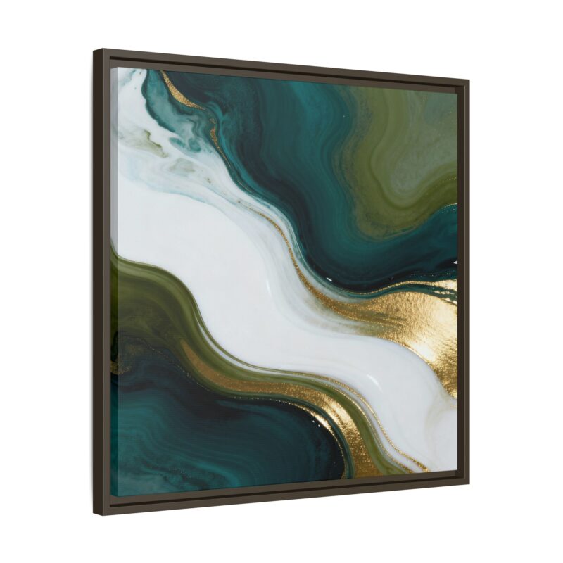 Whispers of Jade - Elegant Abstract Wall Art - Image 10