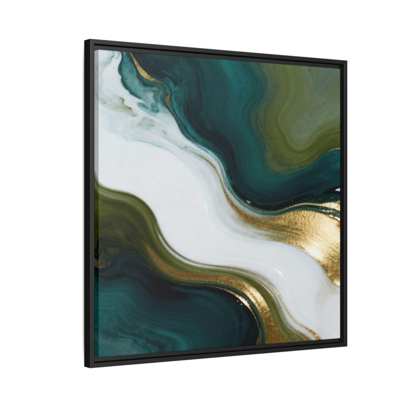 Whispers of Jade - Elegant Abstract Wall Art - Image 26