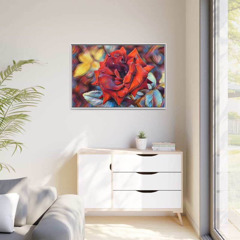 Ember Rose Oil‑Style Digital Bloom - Image 23