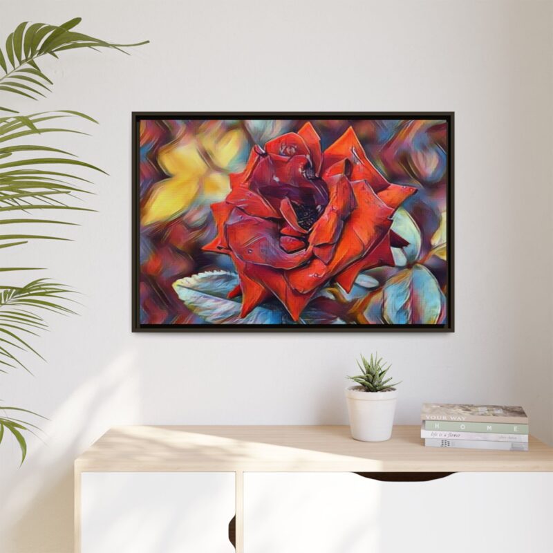 Ember Rose Oil‑Style Digital Bloom - Image 11