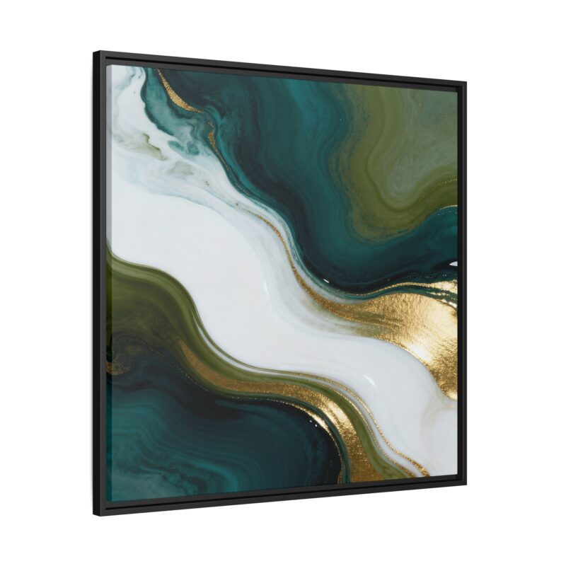 Whispers of Jade - Elegant Abstract Wall Art - Image 6