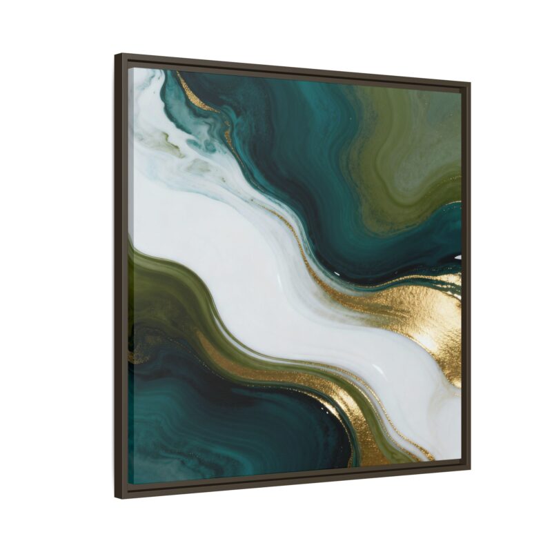 Whispers of Jade - Elegant Abstract Wall Art - Image 30