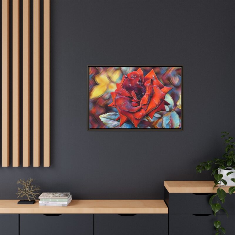 Ember Rose Oil‑Style Digital Bloom - Image 12