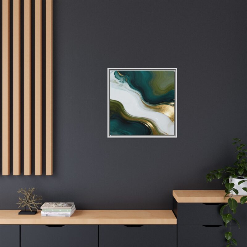 Whispers of Jade - Elegant Abstract Wall Art - Image 16