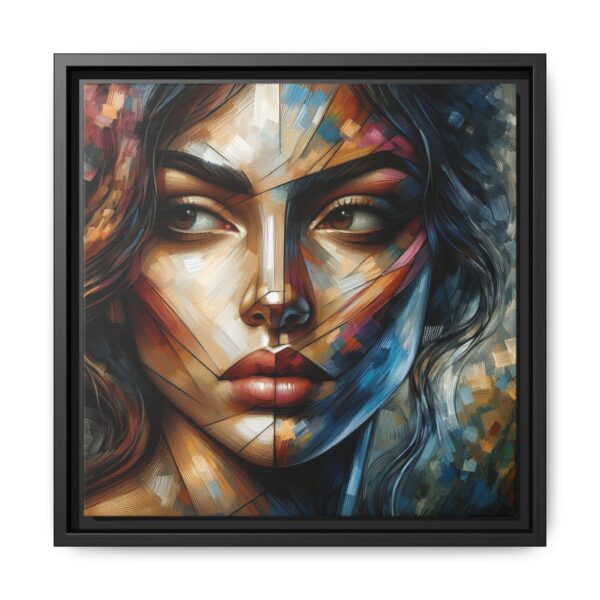 Shattered Gaze — Framed Matte Wall Art