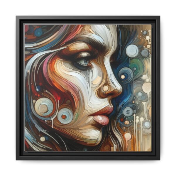 Topography of the Soul - Abstract Multicolor Woman Portrait