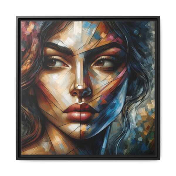 Shattered Gaze — Framed Matte Wall Art